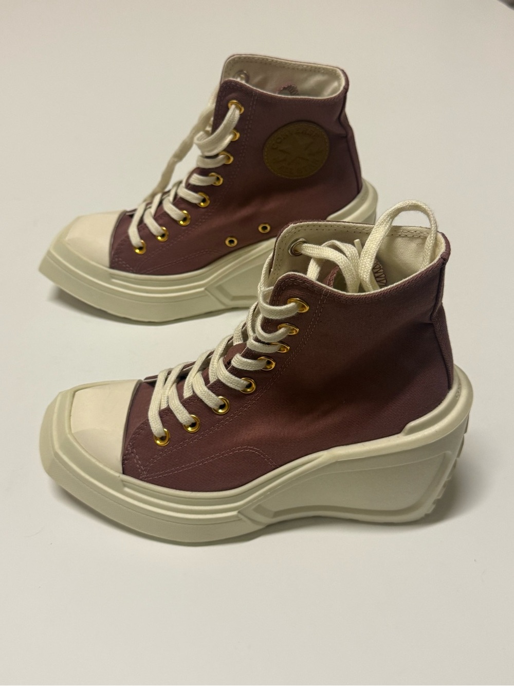 Converse Chuck 70 De Luxe Wedge Mauve Women’s 7  Chunky Platform EUC Y2K NWOB